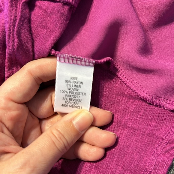 Simply Vera Vera Wang Sleeveless Top - Picture 4 of 4